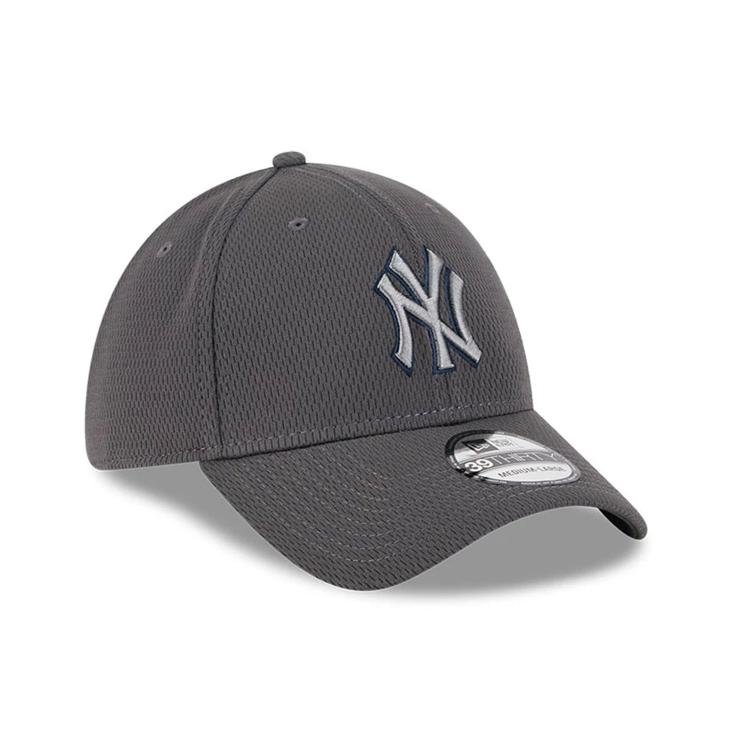 Pictured is this MLB Evergreen New York Yankees 39THIRTY Stretch Fit cap in dark grey. 3
