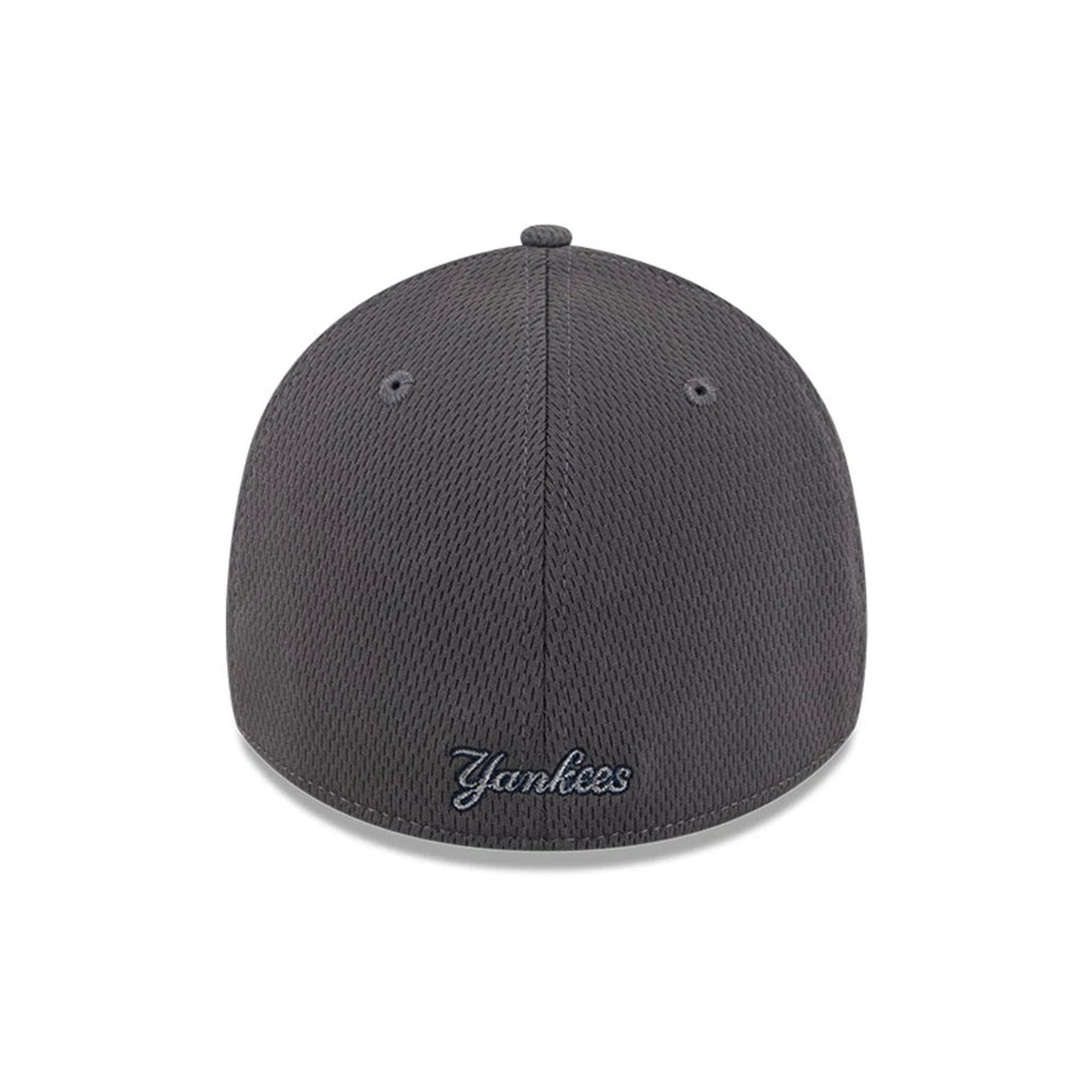 Pictured is this MLB Evergreen New York Yankees 39THIRTY Stretch Fit cap in dark grey. 4