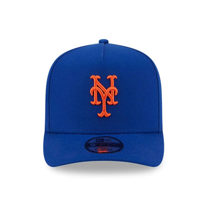 Pictured is this MLB Evergreen New York Mets 9FIFTY A-Frame Snapback cap in blue. 3