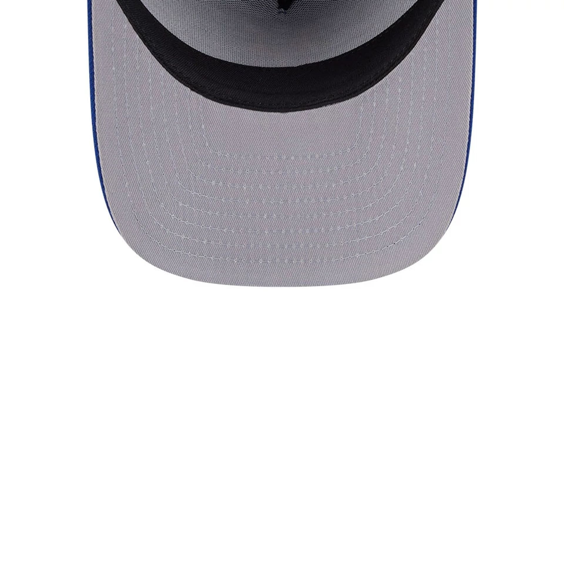 Pictured is this MLB Evergreen New York Mets 9FIFTY A-Frame Snapback cap in blue. 2