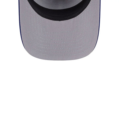 Pictured is this MLB Evergreen Texas Rangers 9FIFTY A-Frame Snapback cap in dark blue. 2