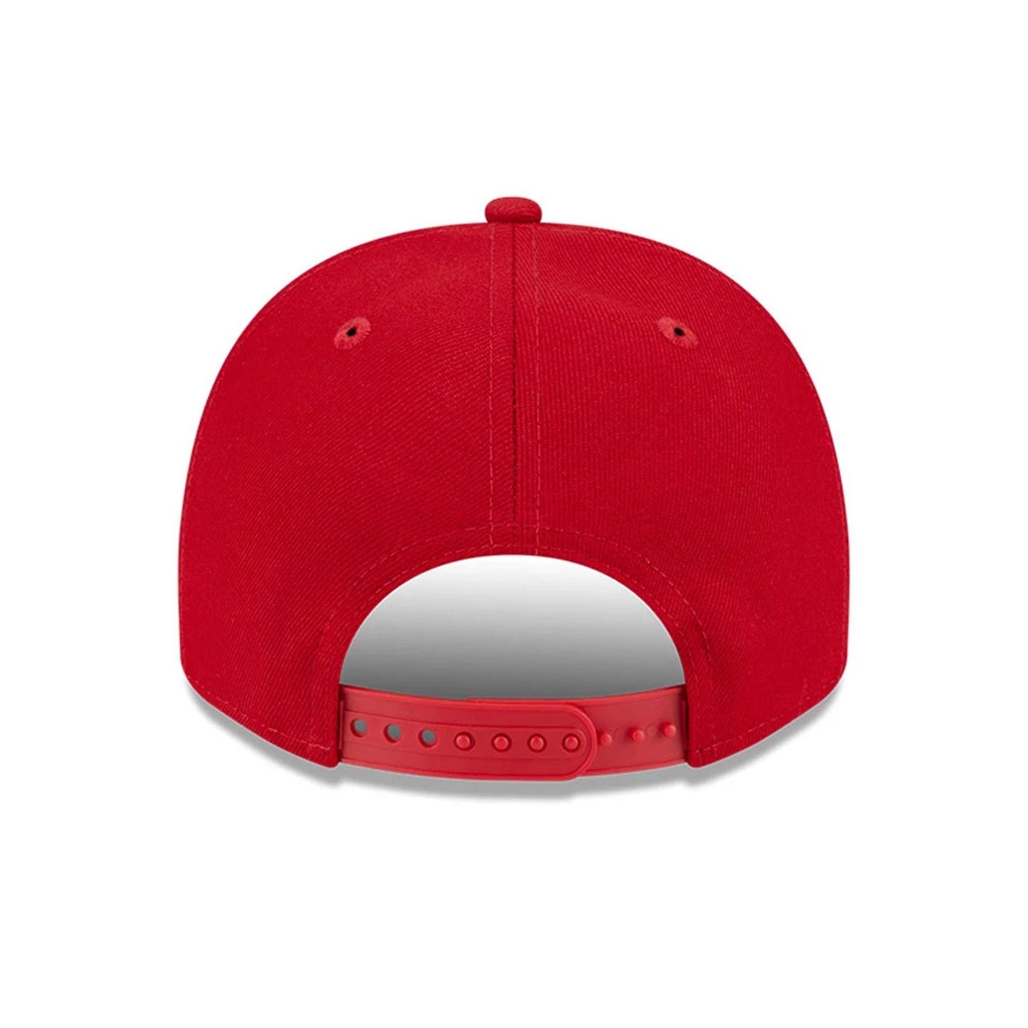 Pictured is this MLB Evergreen Washington Nationals 9FIFTY A-Frame Snapback cap in red. 7