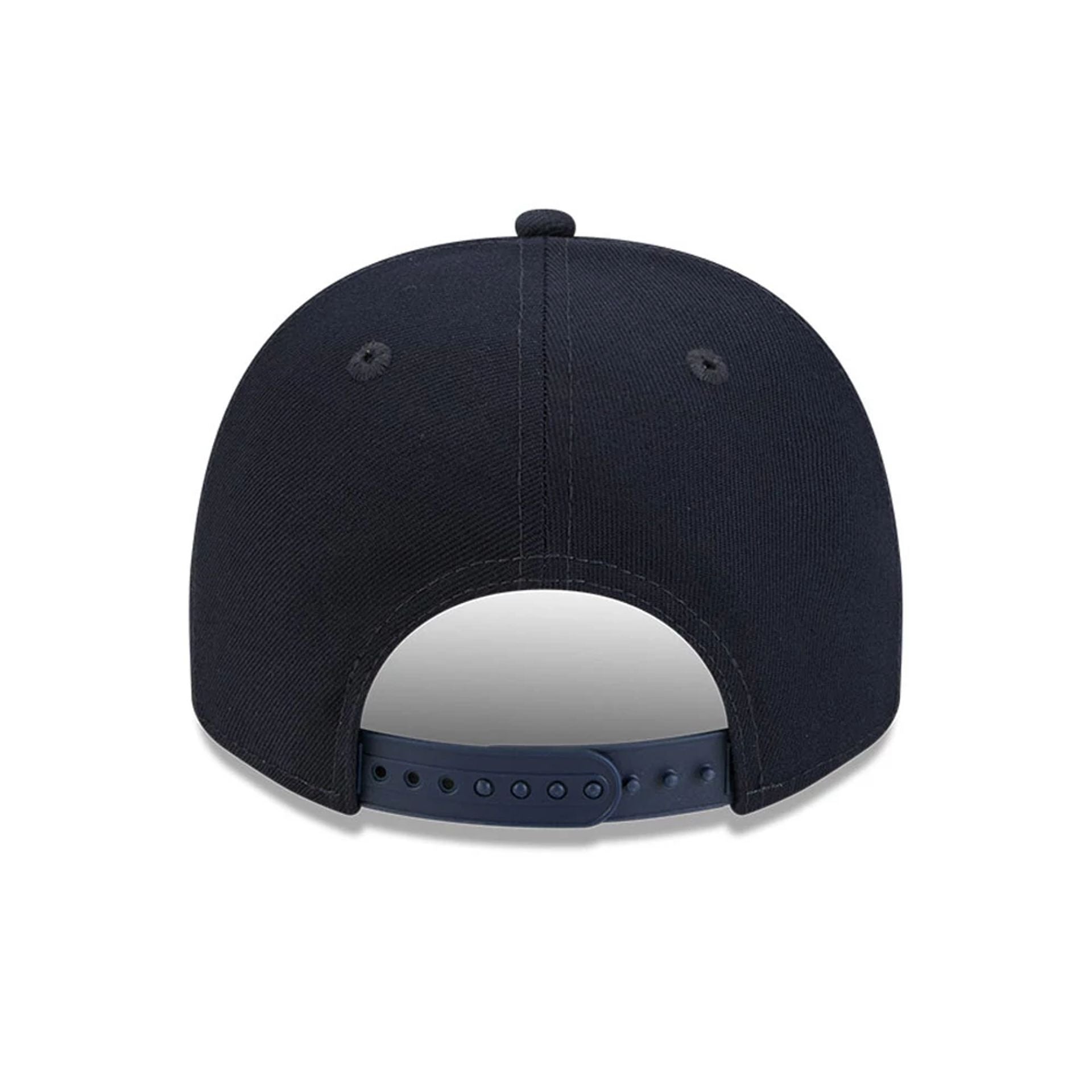 Pictured is this MLB Evergreen Seattle Mariners 9FIFTY A-Frame Snapback cap in navy. 7