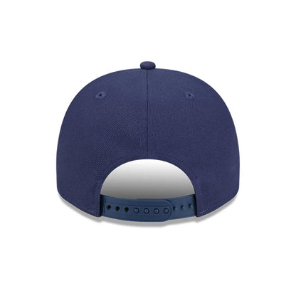 Pictured is this MLB Evergreen Tampa Bay Rays 9FIFTY A-Frame Snapback cap in navy. 7