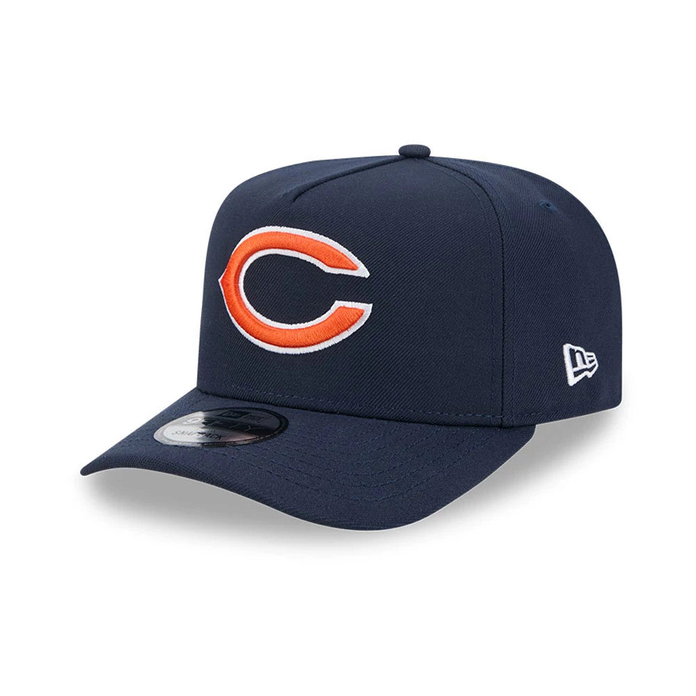 Pictured is this NFL Evergreen Chicago Bears 9FIFTY A-Frame Snapback cap in navy. 4