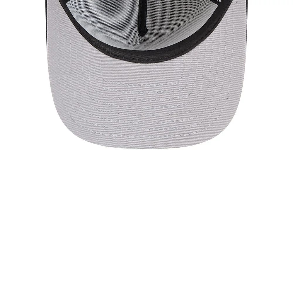 Pictured is this NFL Evergreen Las Vegas Raiders 9FIFTY A-Frame Snapback cap in black. 2