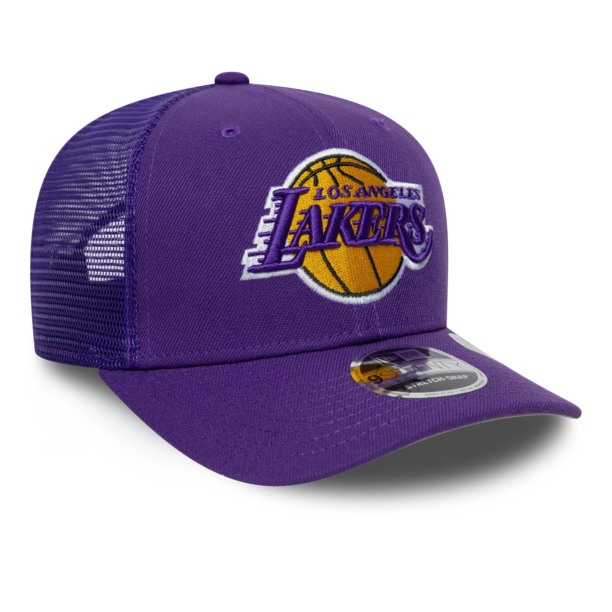 Pictured is this NBA Evergreen LA Lakers 9SEVENTY Stretch Snap cap in purple. 4