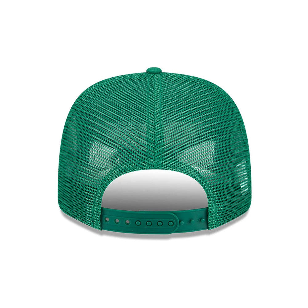 Pictured is this NBA Evergreen Boston Celtics 9SEVENTY Stretch Snap cap in green. 6