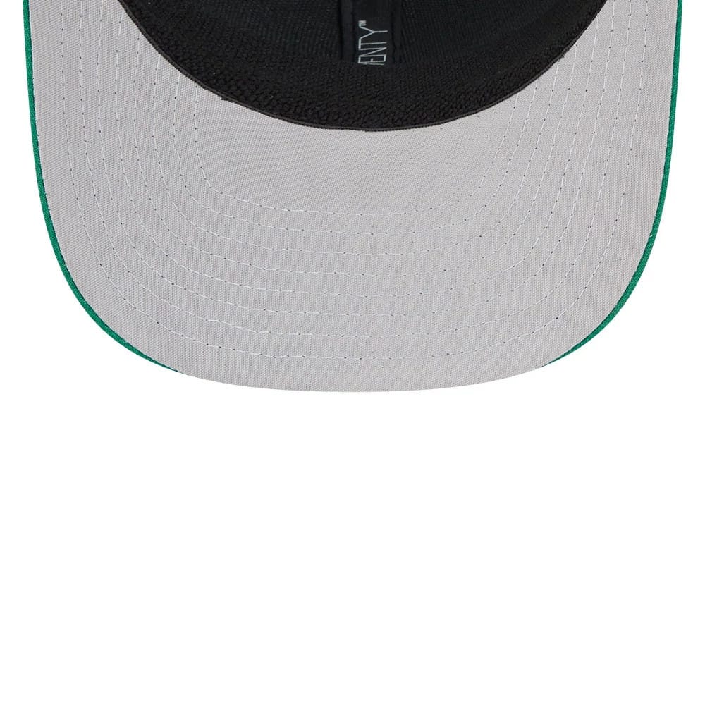 Pictured is this NBA Evergreen Boston Celtics 9SEVENTY Stretch Snap cap in green. 2