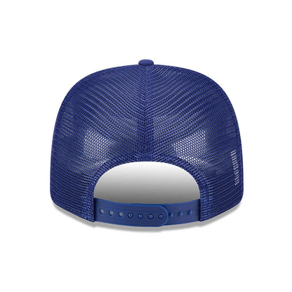 Pictured is this MLB Evergreen LA Dodgers 9SEVENTY Stretch Snap cap in dark blue. 7