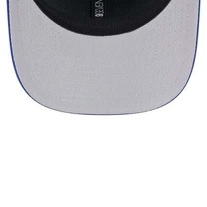 Pictured is this MLB Evergreen Kansas City Royals 9SEVENTY Stretch Snap cap in blue. 2