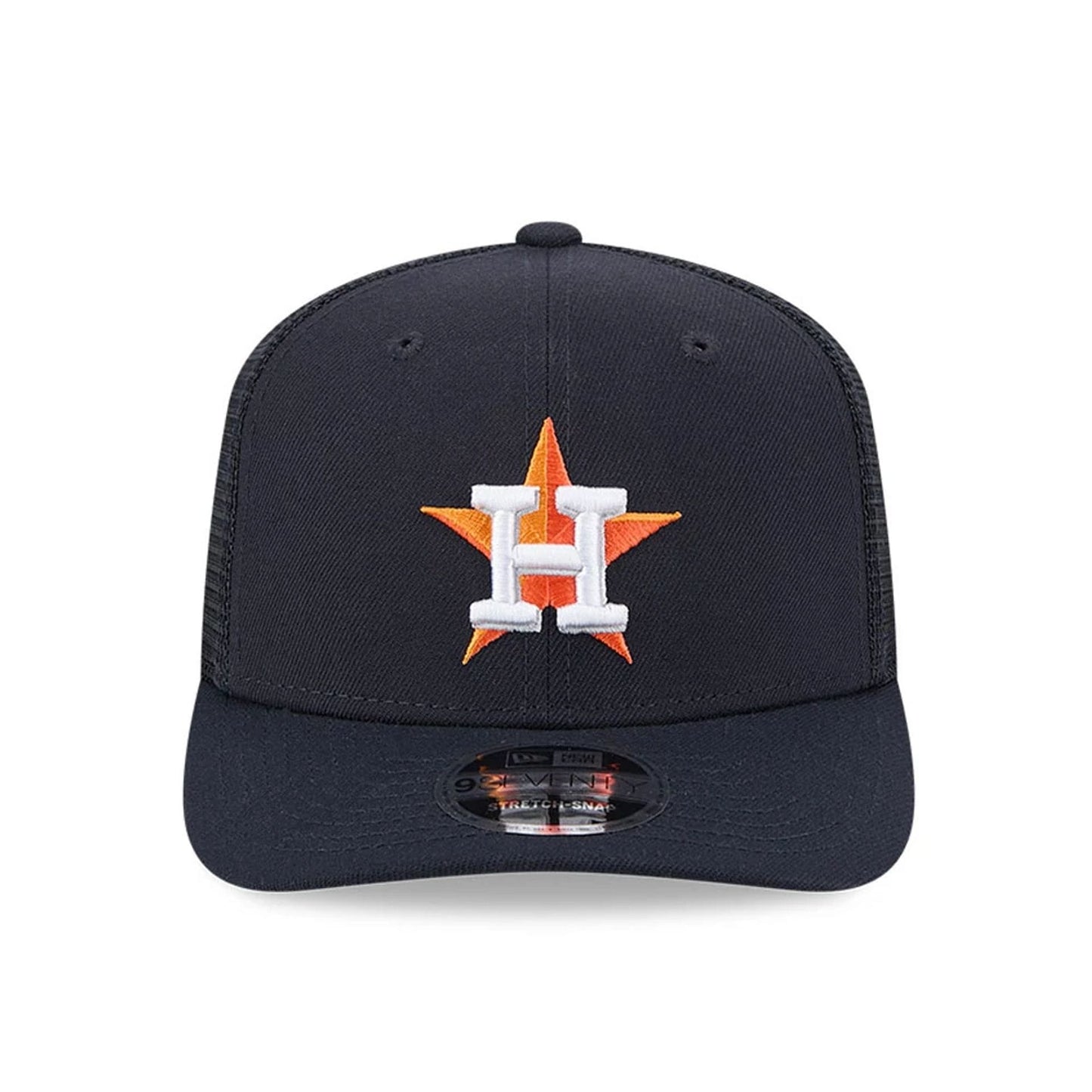 Pictured is this MLB Evergreen Houston Astros 9SEVENTY Stretch Snap cap in navy. 3