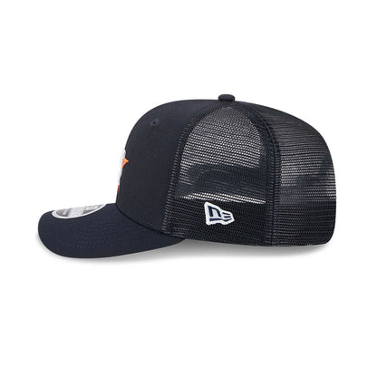 Pictured is this MLB Evergreen Houston Astros 9SEVENTY Stretch Snap cap in navy. 5