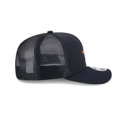 Pictured is this MLB Evergreen Houston Astros 9SEVENTY Stretch Snap cap in navy. 6