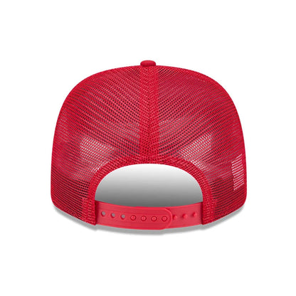 Pictured is this MLB Evergreen Cincinnati Reds 9SEVENTY Stretch Snap cap in red. 7