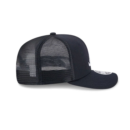 Pictured is this MLB Evergreen Atlanta Braves 9SEVENTY Stretch Snap cap in navy. 6