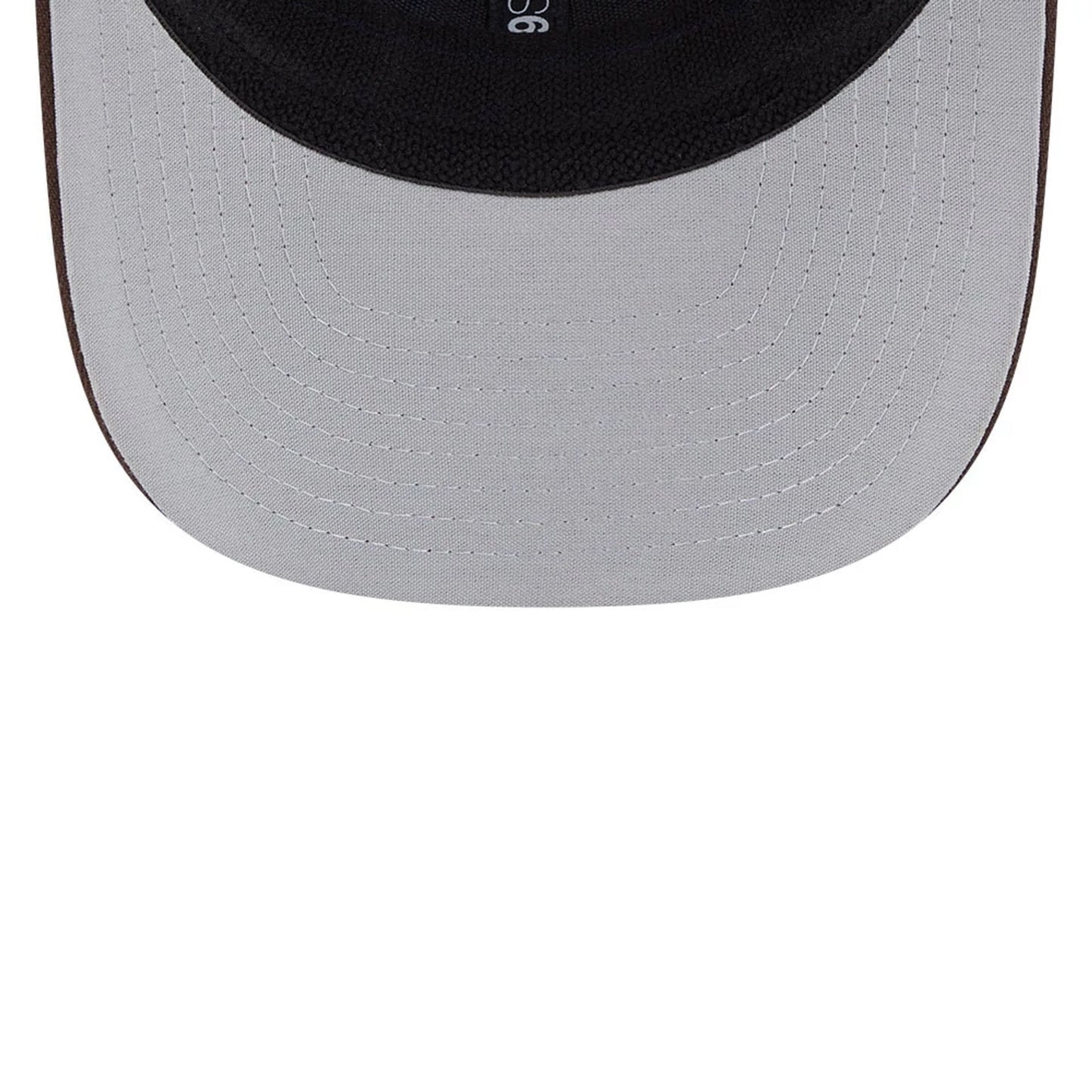 Pictured is this MLB Evergreen San Diego Padres 9SEVENTY Stretch Snap cap in dark brown. 2