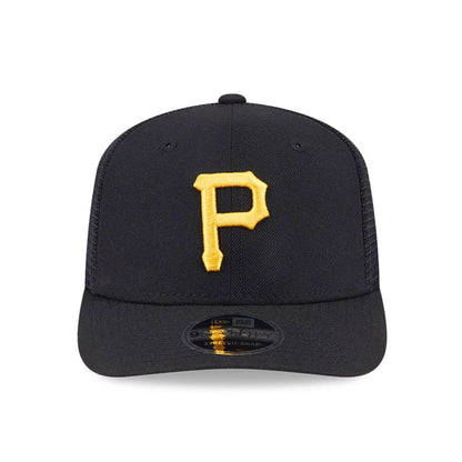 Pictured is this MLB Evergreen Pittsburgh Pirates 9SEVENTY Stretch Snap cap in black. 3