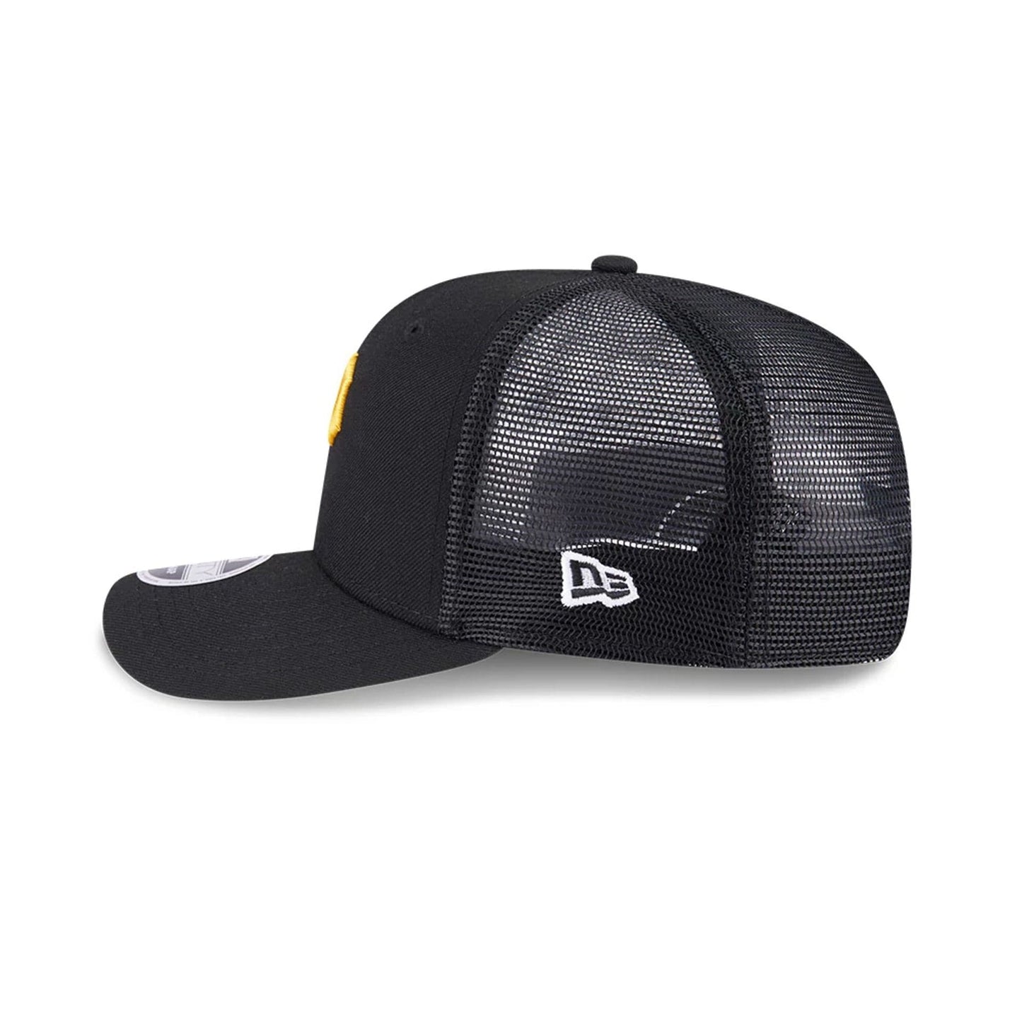 Pictured is this MLB Evergreen Pittsburgh Pirates 9SEVENTY Stretch Snap cap in black. 5