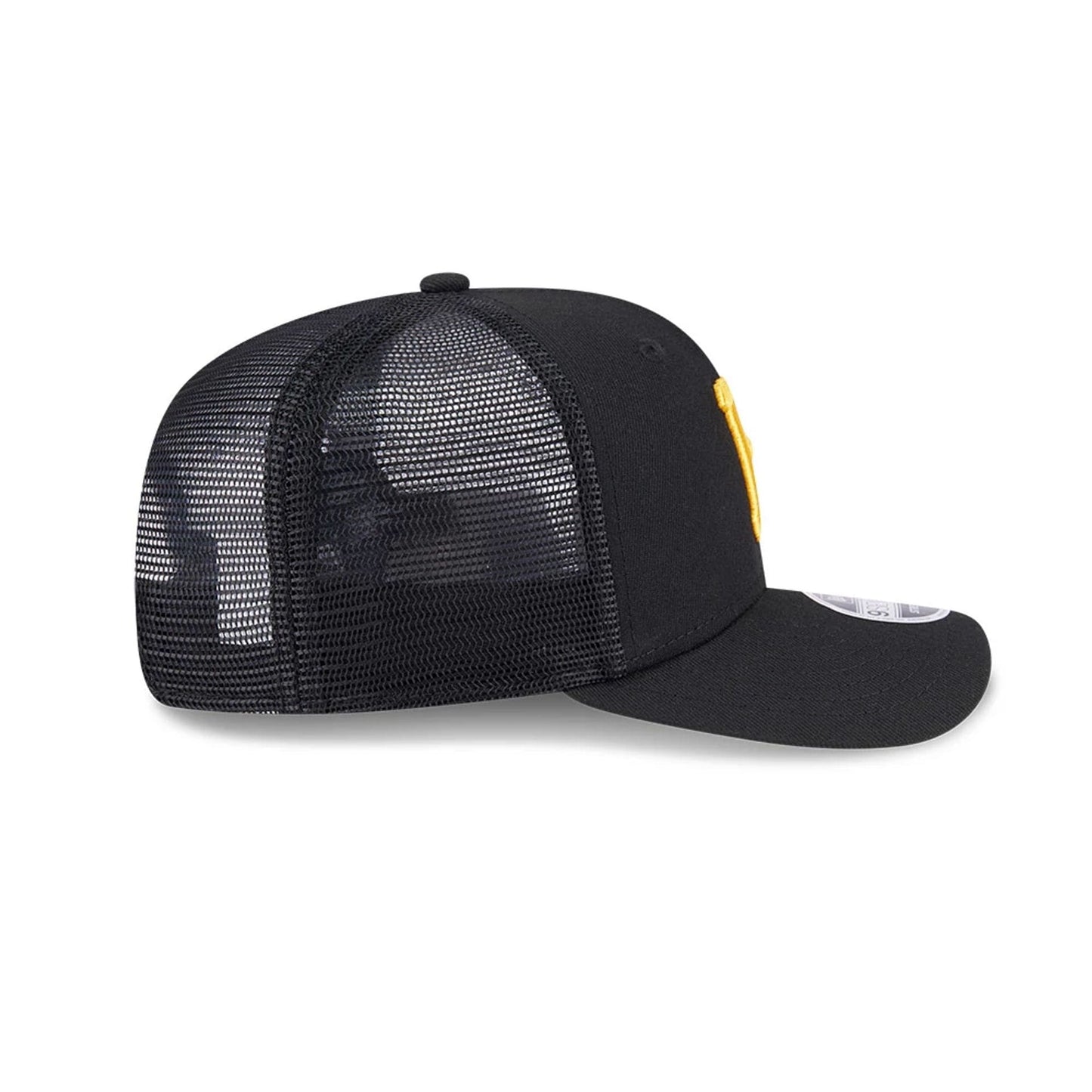 Pictured is this MLB Evergreen Pittsburgh Pirates 9SEVENTY Stretch Snap cap in black. 6