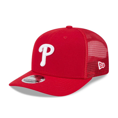 Pictured is this MLB Evergreen Philadelphia Phillies 9SEVENTY Stretch Snap cap in red. 1