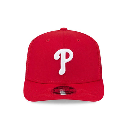 Pictured is this MLB Evergreen Philadelphia Phillies 9SEVENTY Stretch Snap cap in red. 3