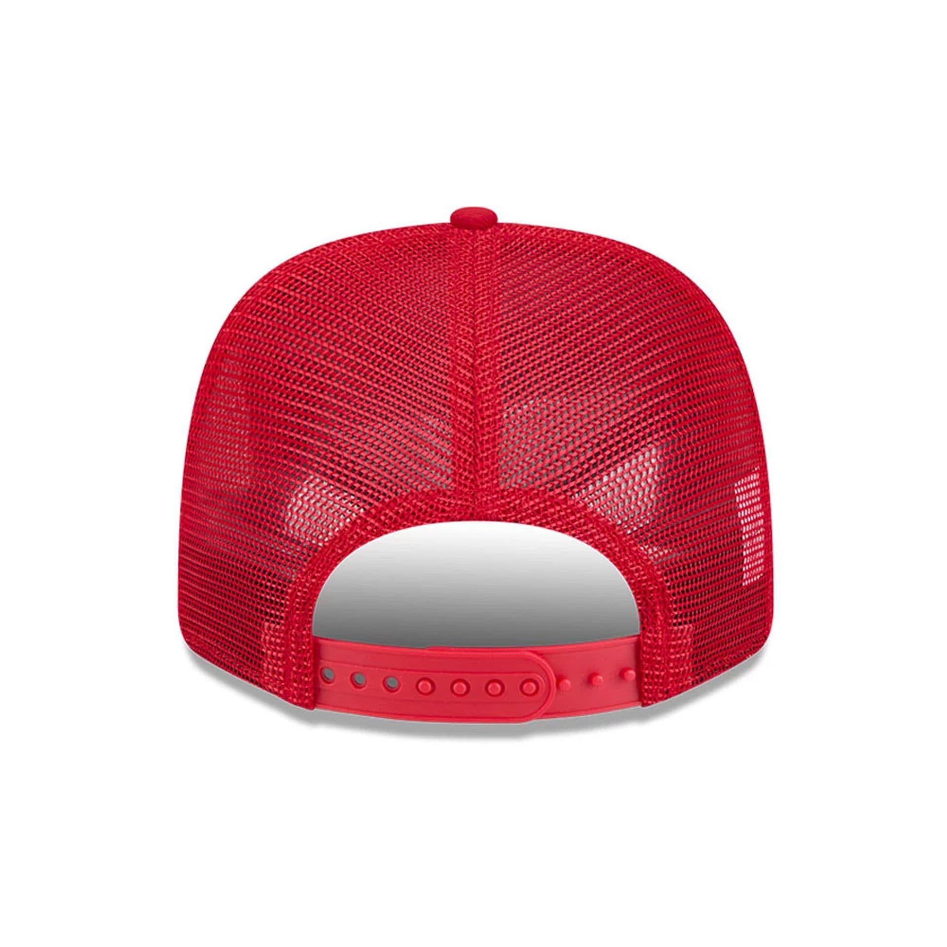 Pictured is this MLB Evergreen Philadelphia Phillies 9SEVENTY Stretch Snap cap in red. 7