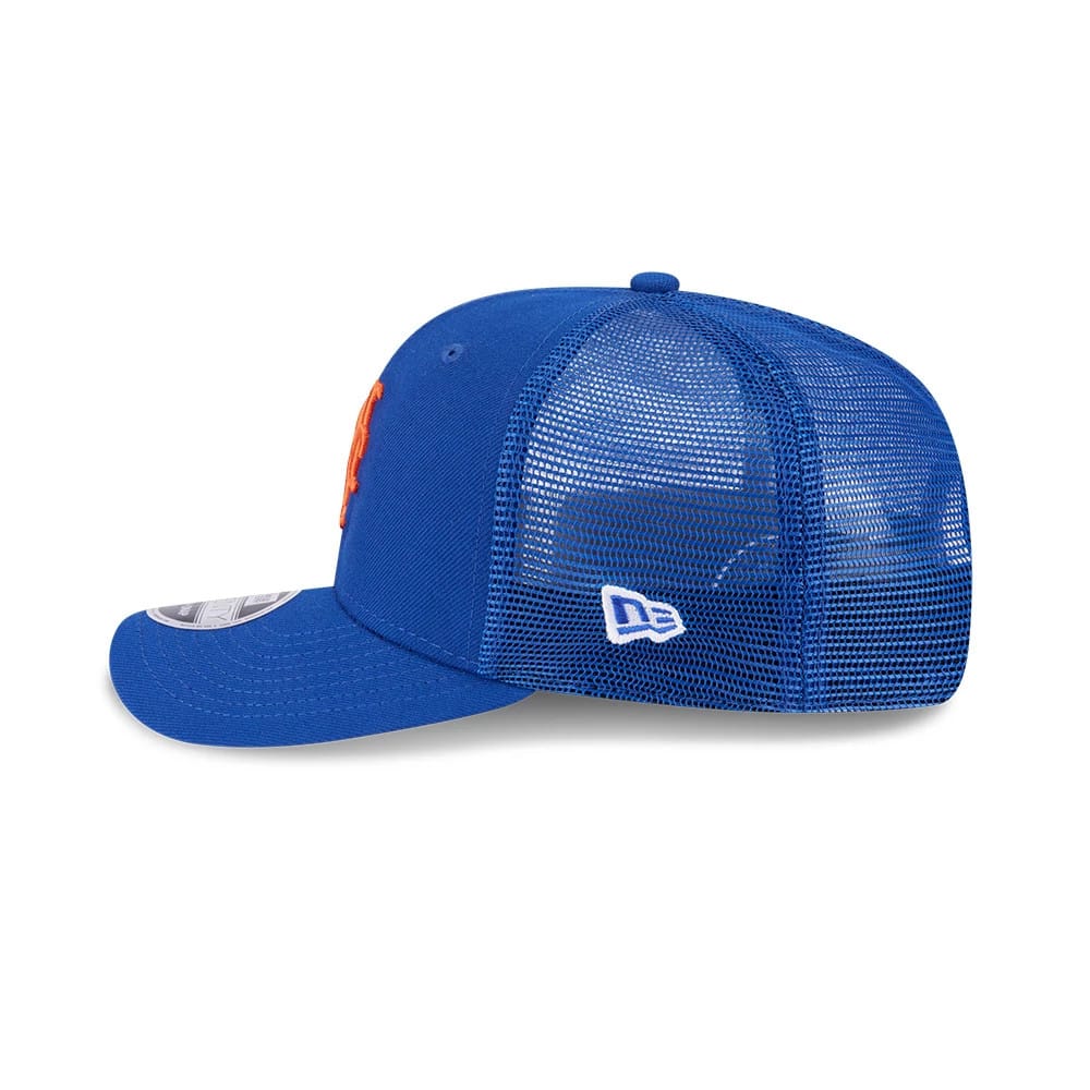 Pictured is this MLB Evergreen New York Mets 9SEVENTY Stretch Snap cap in blue. 5
