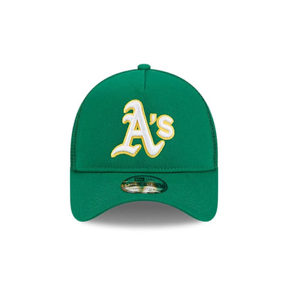 Pictured is this MLB Evergreen Athletics 9FORTY A-Frame cap in green. 2