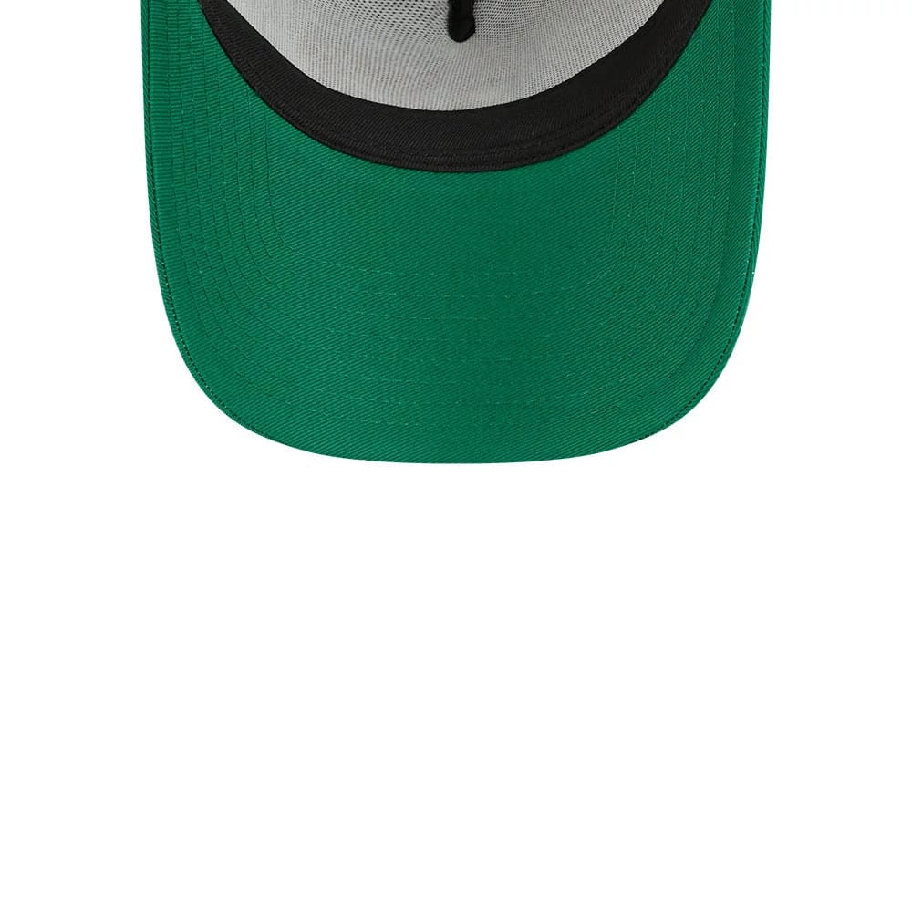 Pictured is this MLB Evergreen Athletics 9FORTY A-Frame cap in green. 7