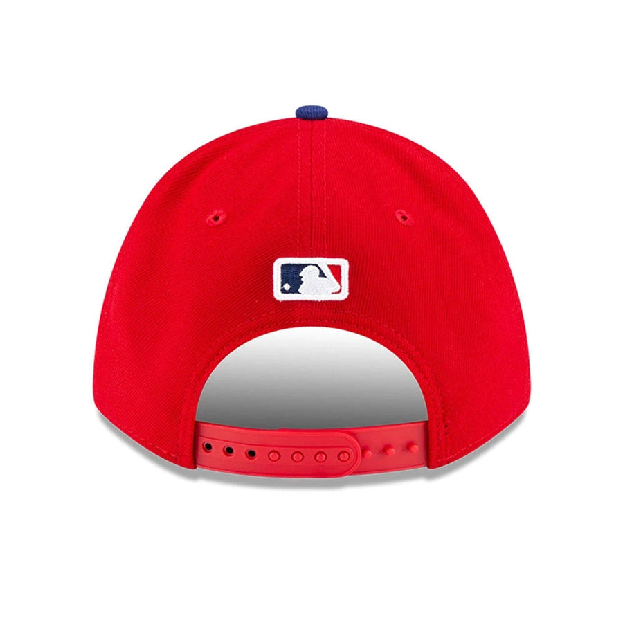 This is a Philadelphia Phillies MLB Player Replica Red 9FORTY M-Crown Adjustable Cap 4