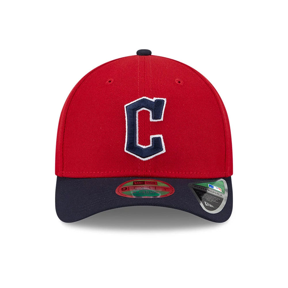 This is a Cleveland Guardians MLB Player Replica Red 9FORTY M-Crown Adjustable Cap 2