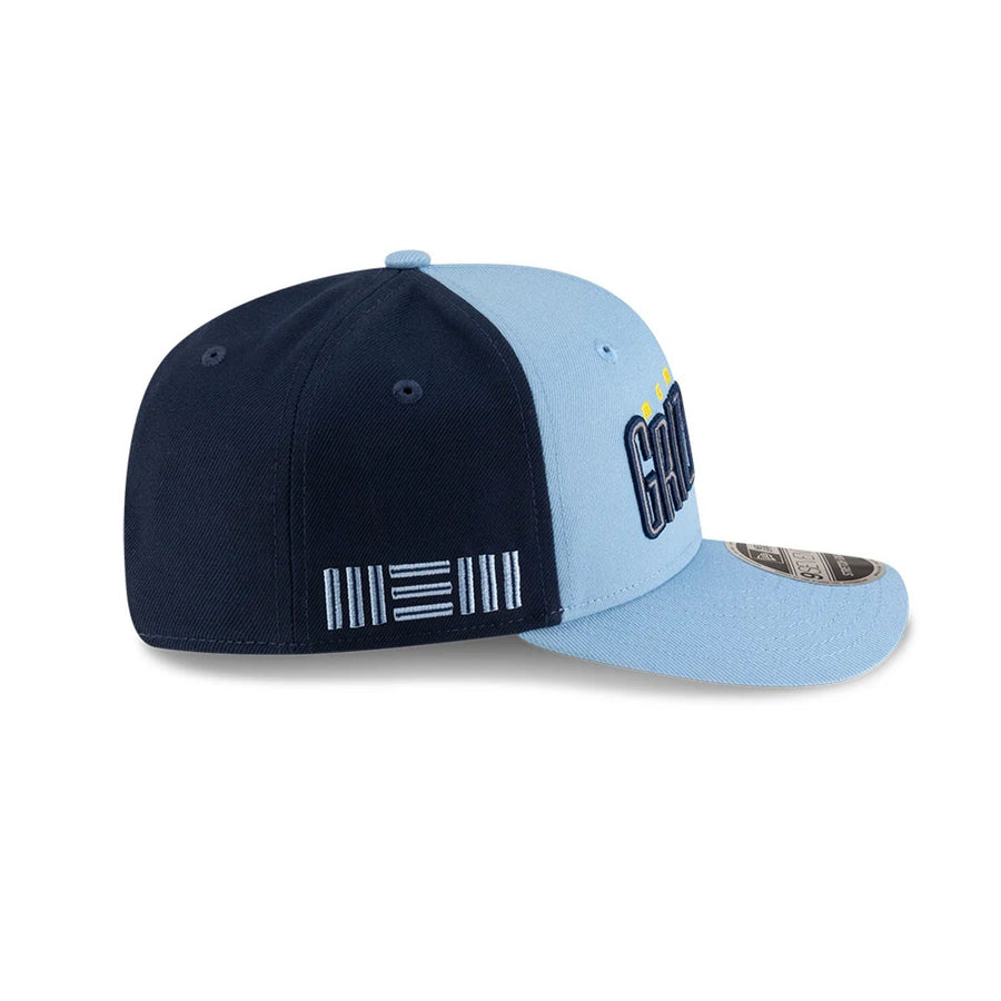 This is a Memphis Grizzlies NBA Statement Pastel Blue 9SEVENTY Stretch Snap Adjustable Cap 5