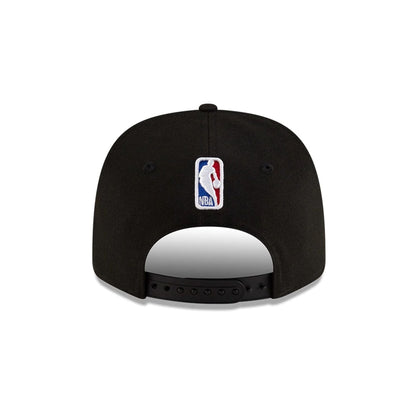 This is a Milwaukee Bucks NBA Statement Black 9SEVENTY Stretch Snap Adjustable Cap 7