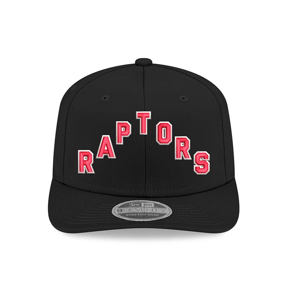 This is a Toronto Raptors NBA Statement Black 9SEVENTY Stretch Snap Adjustable Cap 2
