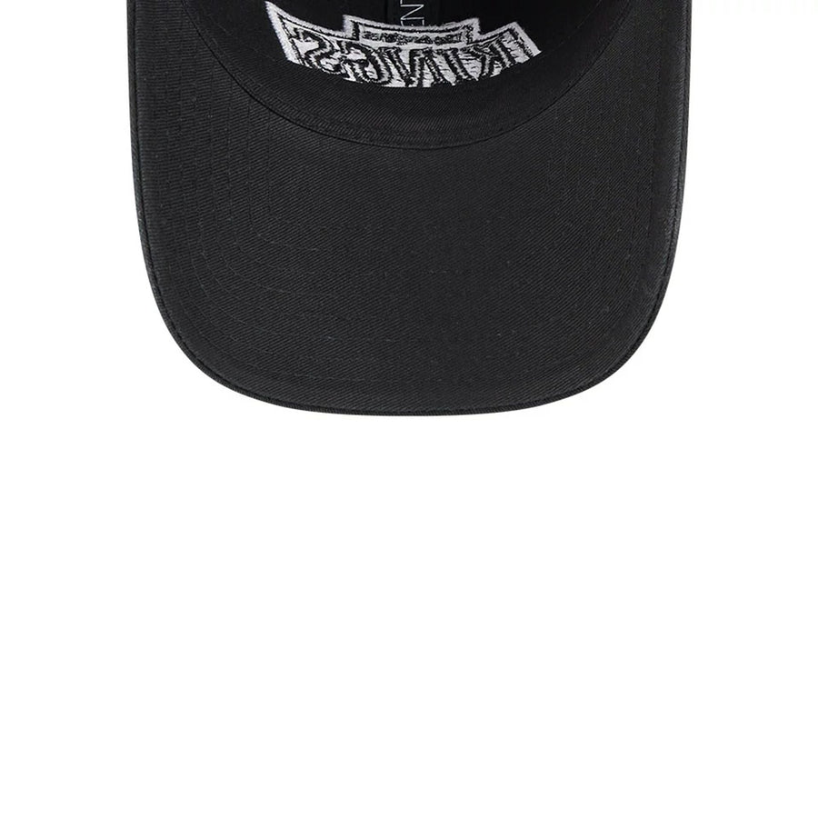 This is a LA Kings NHL Official Team Colours Black Washed 9TWENTY Adjustable Cap 7