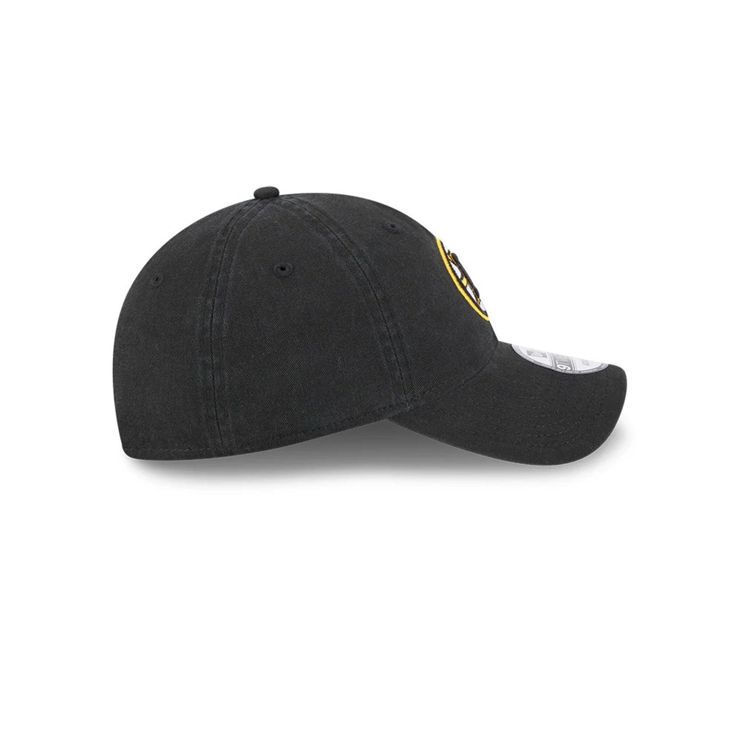 This is a Boston Bruins NHL Official Team Colours Black 9TWENTY Adjustable Cap 5