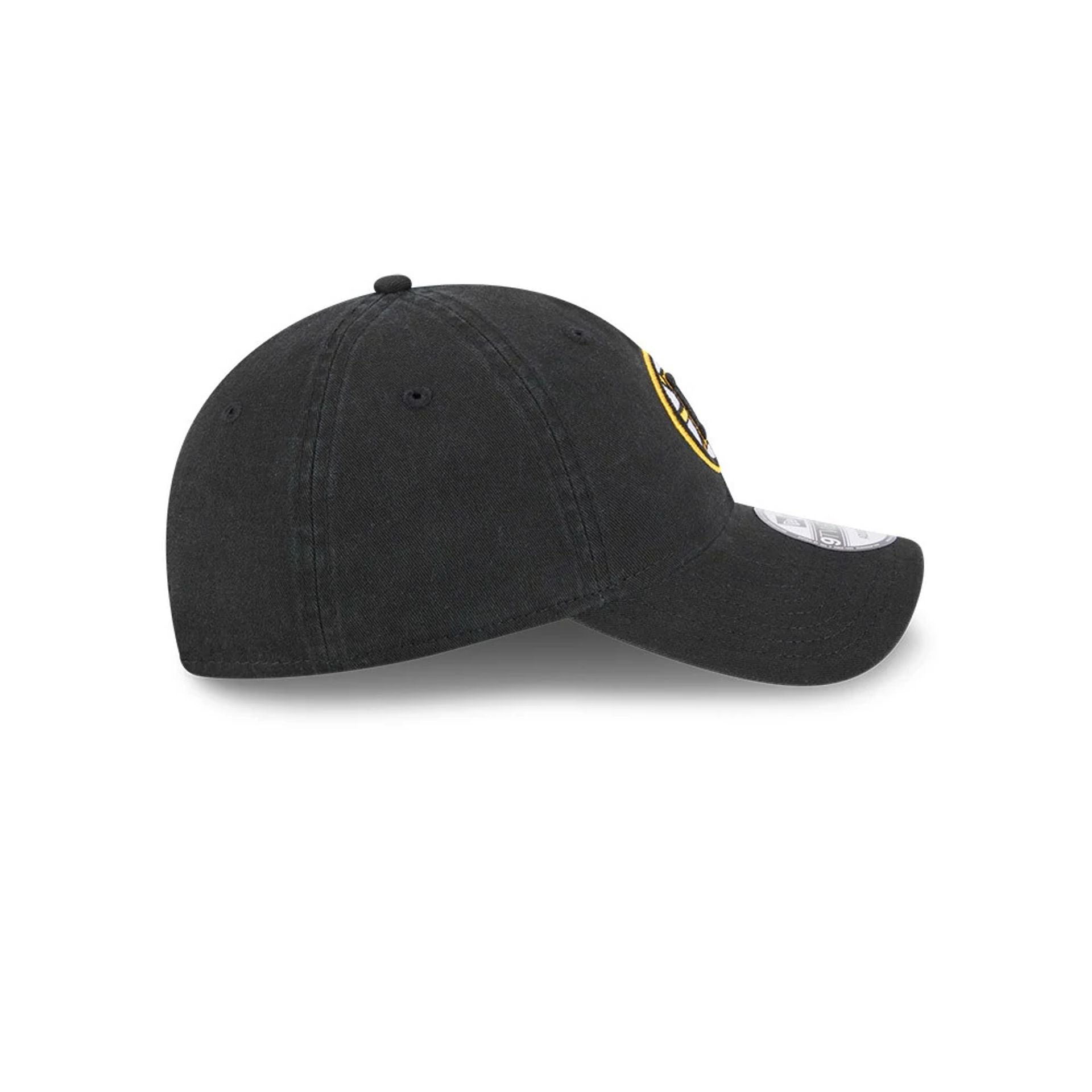 This is a Boston Bruins NHL Official Team Colours Black 9TWENTY Adjustable Cap 5