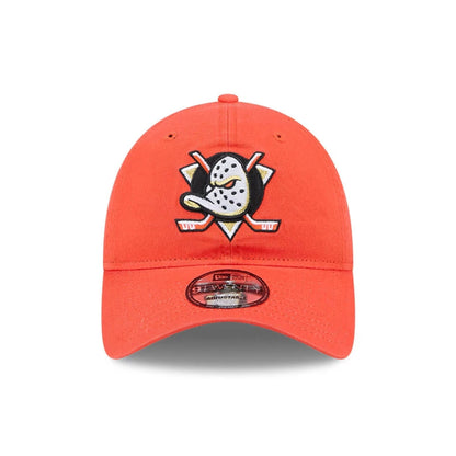 This is a Anaheim Ducks NHL Official Team Colours Orange 9TWENTY Adjustable Cap 2