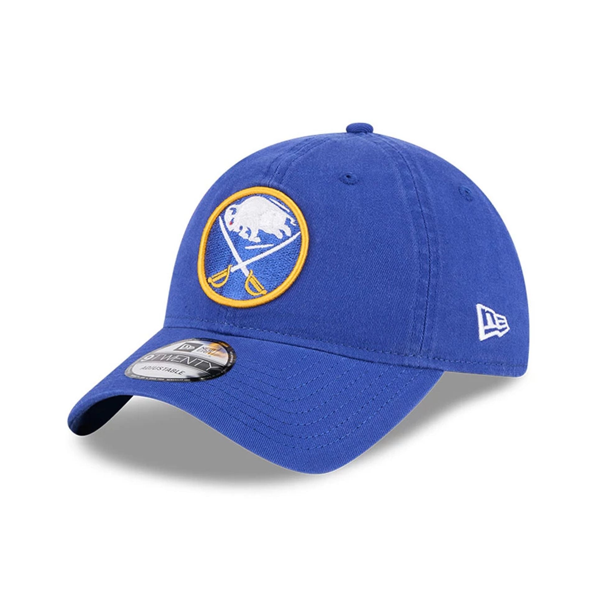This is a Buffalo Sabres NHL Official Team Colours Blue 9TWENTY Adjustable Cap 1