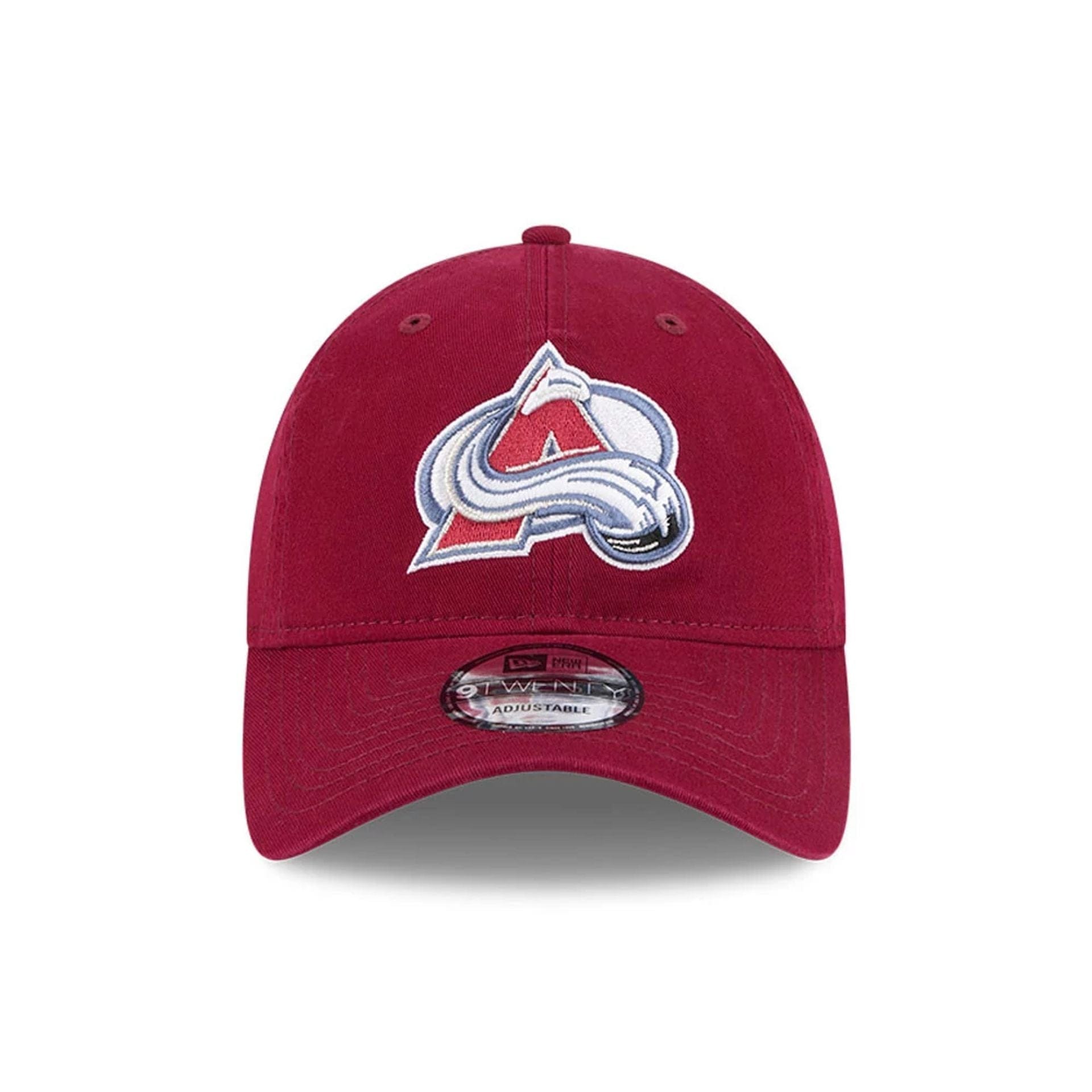 This is a Colourado Avalanche NHL Official Team Colours Dark Red 9TWENTY Adjustable Cap 3