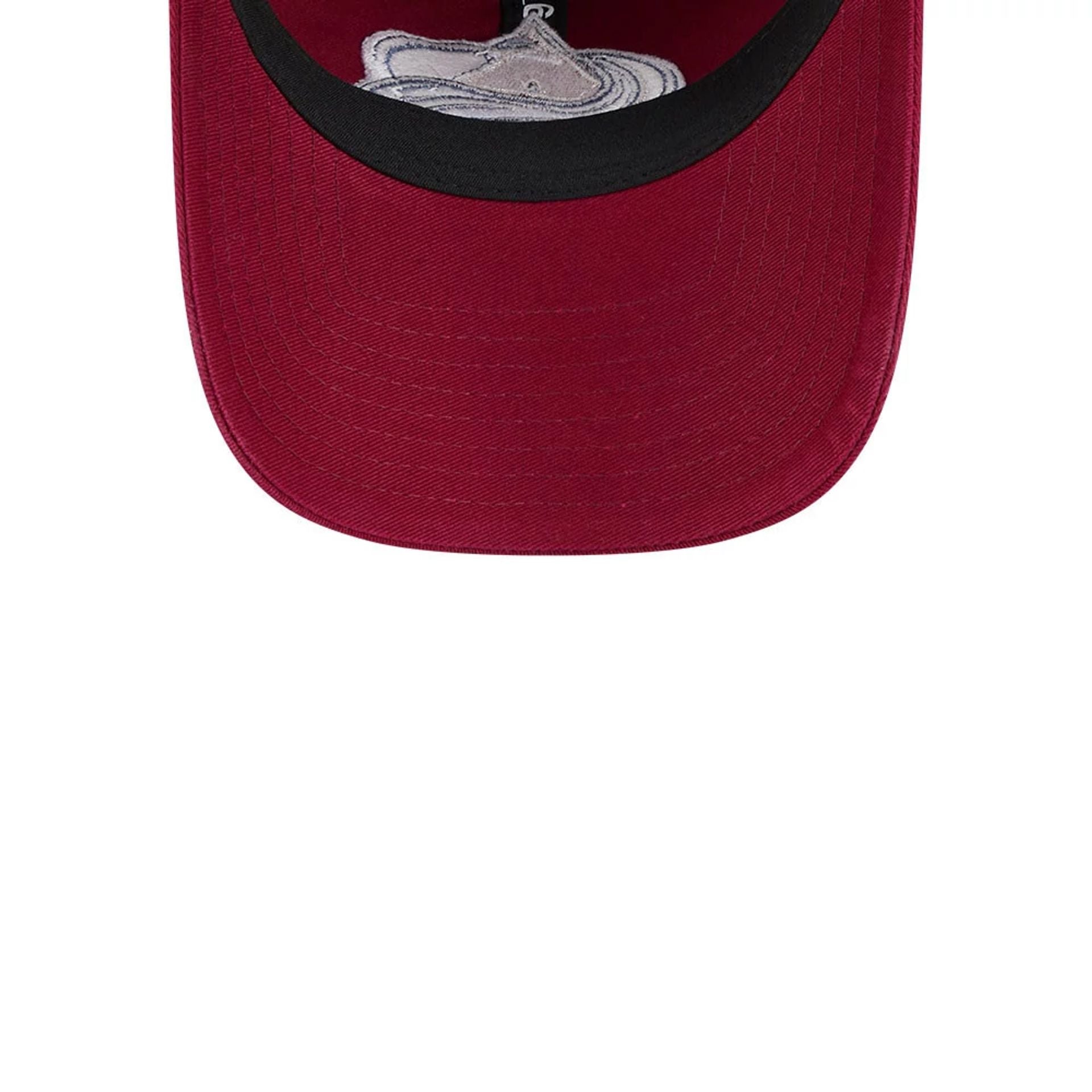 This is a Colourado Avalanche NHL Official Team Colours Dark Red 9TWENTY Adjustable Cap 7