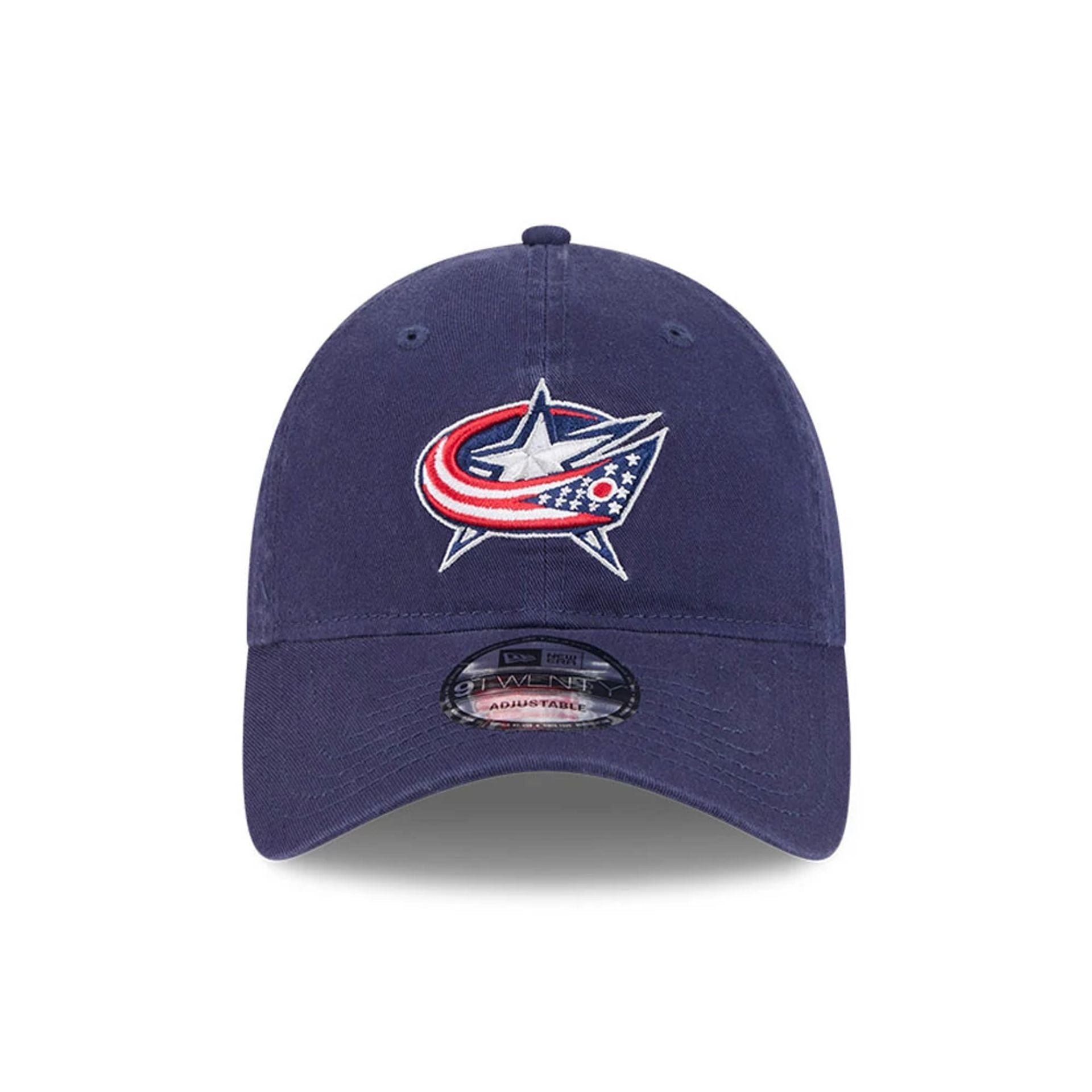 This is a Columbus Blue Jackets NHL Official Team Colours Navy 9TWENTY Adjustable Cap 3