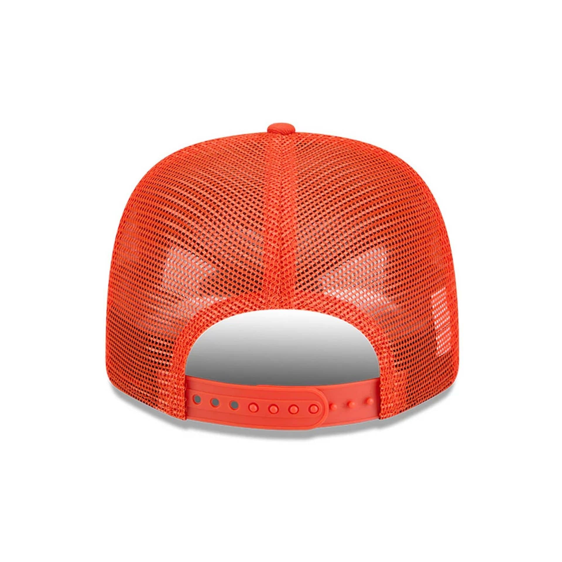 Pictured is this NHL Evergreen Anaheim Ducks 9SEVENTY Stretch Snap cap in orange. 7