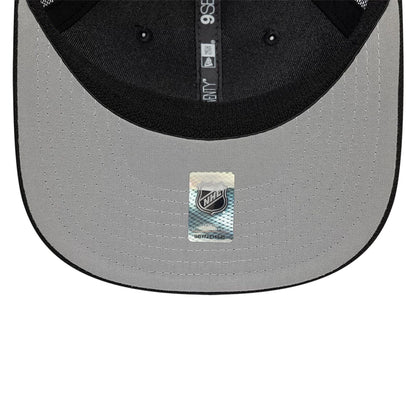 Pictured is this NHL Evergreen Boston Bruins 9SEVENTY Stretch Snap cap in black. 2