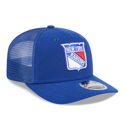Pictured is this NHL Evergreen New York Rangers 9SEVENTY Stretch Snap cap in blue. 4