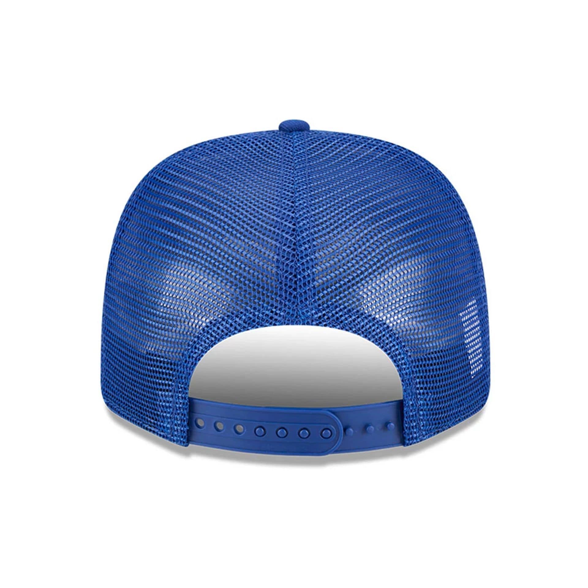 Pictured is this NHL Evergreen New York Rangers 9SEVENTY Stretch Snap cap in blue. 7