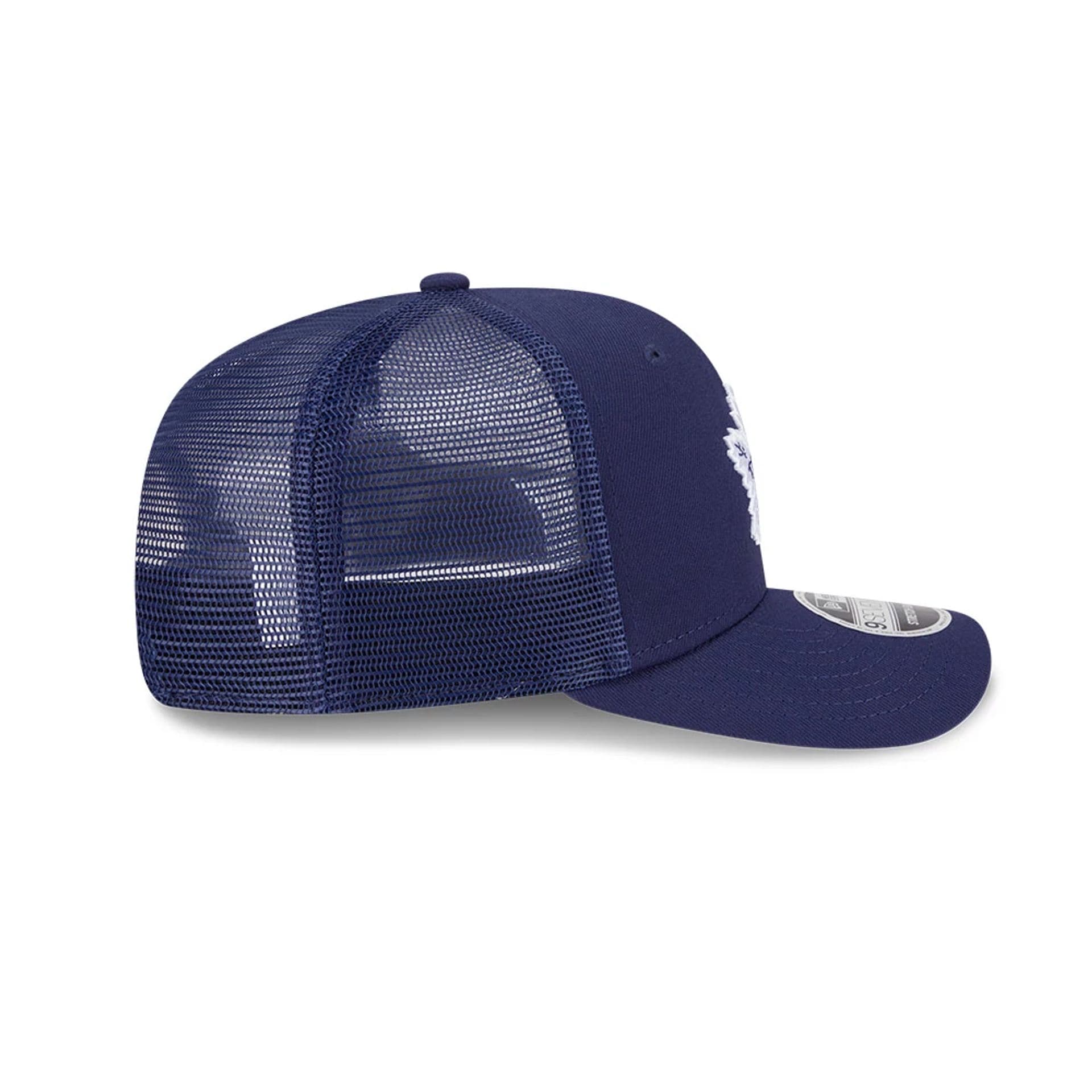 Pictured is this NHL Evergreen Toronto Maple Leafs 9SEVENTY Stretch Snap cap in navy. 6