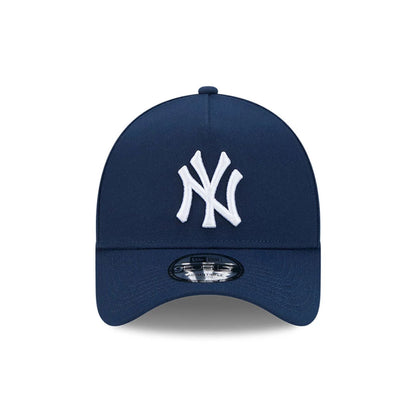 Pictured is this Repreve® MLB Oceanside New York Yankees 9FORTY A-Frame cap in dark blue. 2