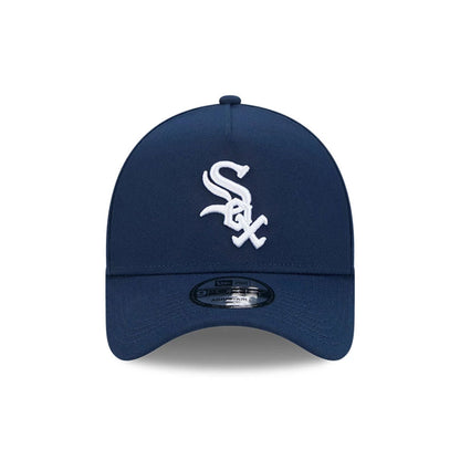 Pictured is this Repreve® MLB Oceanside Chicago White Sox 9FORTY A-Frame cap in dark blue. 2